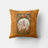 ヴィンテージホワイト感謝祭トルコ クッション (裏面)