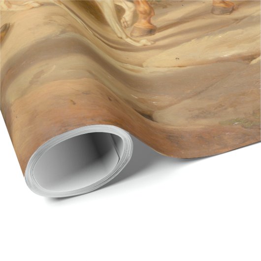 ヴィンテージホースアットザポーチアルブレヒトアダム ラッピングペーパー (ロールコーナー)