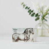 ヴィンテージホースアート 名刺 (スタンド正面)