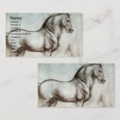 ヴィンテージホースアート 名刺 (正面/裏面)