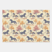 ヴィンテージホースウエスタンスタリオン ラッピングペーパーシート (正面3)