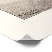 ヴィンテージホースクリデールシェットランドベルギーホース ポスター (角)