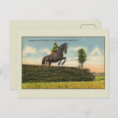 ヴィンテージホースジャンピングアイキンSC ポストカード (正面/裏面)