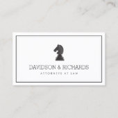 ヴィンテージホースナイトチェスピースプロフェッショナル 名刺 (正面)