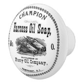 ヴィンテージホースファーム🐎ハウスソープホワイト セラミックノブ (右)