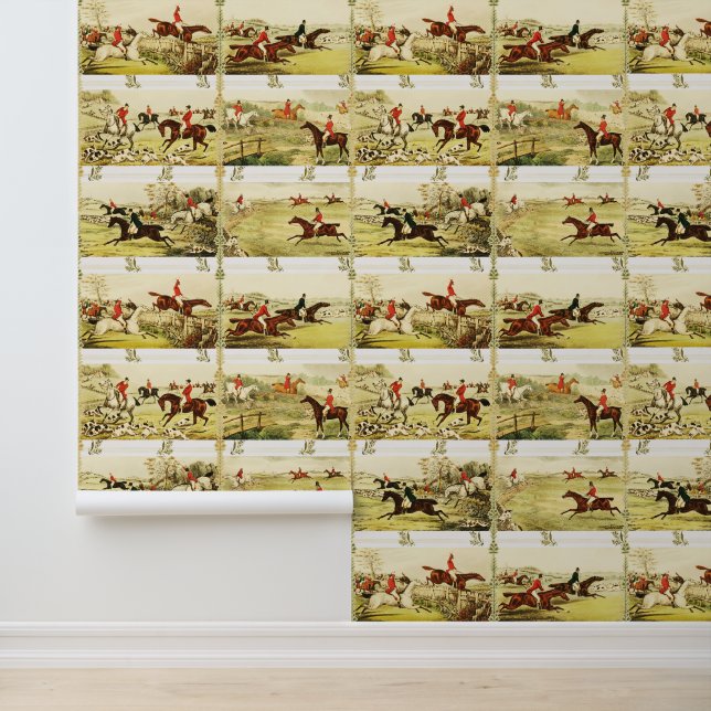 ヴィンテージホースライダー&ハウンズ狩り 壁紙 (アプリケーション)