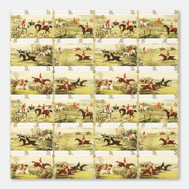 ヴィンテージホースライダー&ハウンズ狩り 壁紙