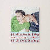 ヴィンテージホースランチカウボーイおばあちゃんとおじいちゃん ジグソーパズル (縦)