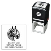 ヴィンテージホース差出人住所 セルフインキングスタンプ (インサイチュ)