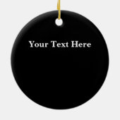 ヴィンテージホーパーソナライズされたンミュージカルブラス楽器 セラミックオーナメント (裏面)