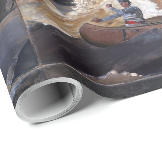 ヴィンテージホーマー射撃、 発砲ザラピッズサグエネイリバー ラッピングペーパー (ロールコーナー)