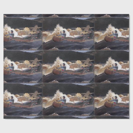 ヴィンテージホーマー射撃、 発砲ザラピッズサグエネイリバー ラッピングペーパー (フラット)