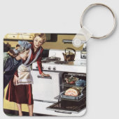 ヴィンテージホームインテリア、マムインザキッチン料理 キーホルダー (裏面)