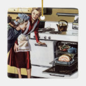 ヴィンテージホームインテリア、マムインザキッチン料理 セラミックオーナメント (裏面)