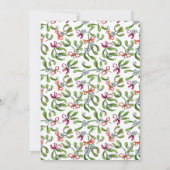 ヴィンテージホームスイートニューホームブルーハウスクリスマス シーズンカード (裏面)