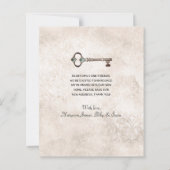 ヴィンテージホームスイートホームスケルトン鍵バジェットムービング (裏面)