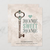 ヴィンテージホームスイートホームスケルトン鍵バジェットムービング (正面/裏面)