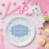 ヴィンテージボウテディベア赤ちゃんシャワー ペーパープレート (パーティー)