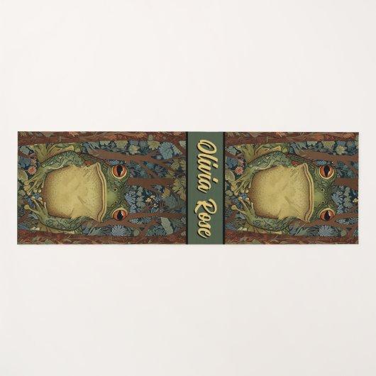 ヴィンテージボウホフォレストカエル ヨガマット (正面(横))