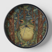 ヴィンテージボウホフォレストカエル 壁時計 (正面)