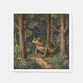 ヴィンテージボオガエル樹林林 スタンダードカクテルナプキン (正面)