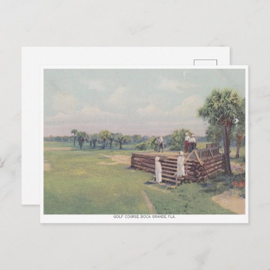 ヴィンテージボカグランデ,フロリダゴルフコース ポストカード (正面/裏面)