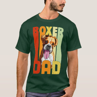 ヴィンテージボクサー最高のパパボクサーパパフォーファーズデー Tシャツ