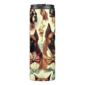 ヴィンテージボクサー犬シームレス タンブラー (裏面)