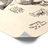 ヴィンテージボクシンググローブ1894パテントアート – オールドペッパー ポスター (角)