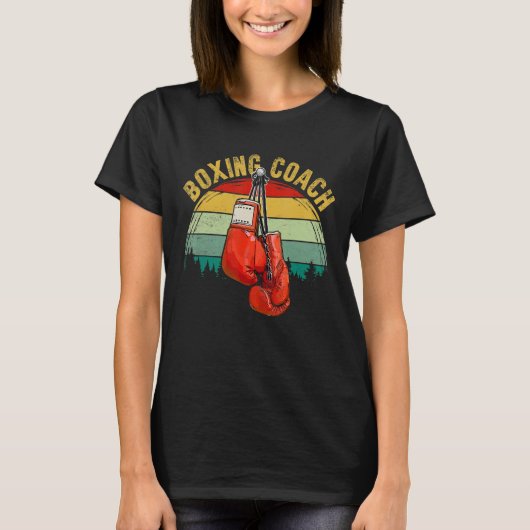 ヴィンテージボクシングコーチ手袋ボクサーKickboxe Tシャツ (正面)
