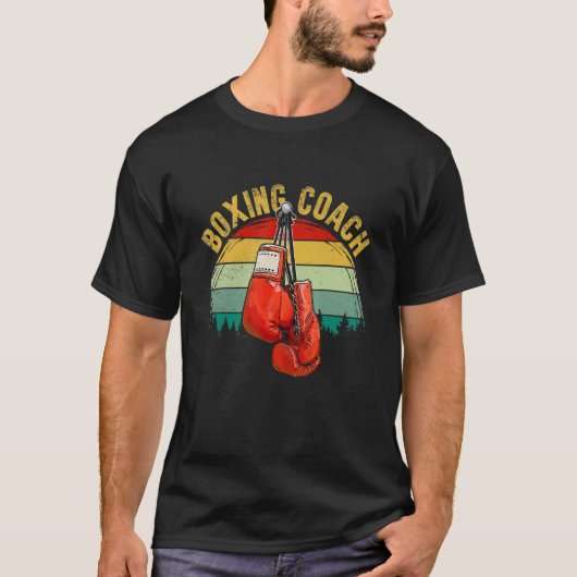 ヴィンテージボクシングコーチ手袋ボクサーKickboxe Tシャツ (正面)