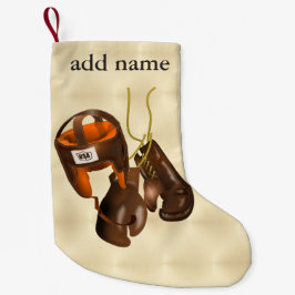 ヴィンテージボクシング用手袋及びヘルメット スモールクリスマスストッキング