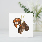 ヴィンテージボクシング用手袋及びヘルメット 招待状 (スタンド正面)