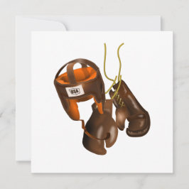 ヴィンテージボクシング用手袋及びヘルメット 招待状