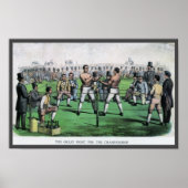 ヴィンテージボクシング素晴らし、選手権のための戦い ポスター (正面)