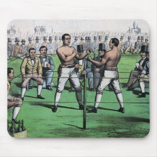 ヴィンテージボクシング素晴らし、選手権のための戦い マウスパッド (正面)
