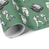 ヴィンテージボクシング贈与 ラッピングペーパー (ロールコーナー)