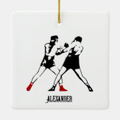 ヴィンテージボクシング セラミックオーナメント (裏面)