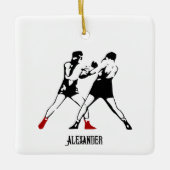 ヴィンテージボクシング セラミックオーナメント (正面)