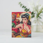 ヴィンテージボクセガール ポストカード (スタンド正面)