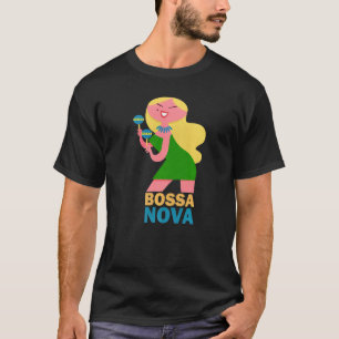 ヴィンテージボサノバブラジル音楽ジャンルファン Tシャツ