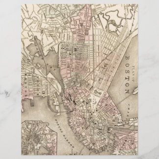 ヴィンテージボストンの地図（1880年）