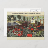 ヴィンテージボストンエルクスロッジNumber 10ポストカード ポストカード (正面/裏面)