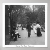 ヴィンテージボストンコモン，アメリカ合衆国エルムスの下 ポスター (正面)