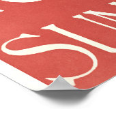 ヴィンテージボストンサンデーヘラルドカバーポスター ポスター (角)