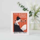 ヴィンテージボストンサンデーヘラルド ポストカード (スタンド正面)