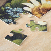 ヴィンテージボストンテリアイラストレーション ジグソーパズル (側面)