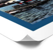 ヴィンテージボストンハーバーマサチューセッツ旅行ポスター ポスター (角)