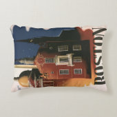 ヴィンテージボストンマサチューセッツ州ポールリバーズライド アクセントクッション (正面)