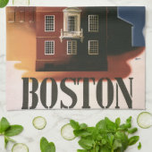 ヴィンテージボストンマサチューセッツ州ポールリバーズライド キッチンタオル (折り畳み)